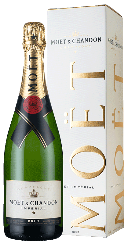 Champagne Moët & Chandon Brut Impérial (in gift box) NV | Product Details |  BBC Good Food Wine Club