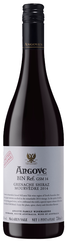 Angove Bin Ref GSM 14 Grenache Shiraz Mourvèdre