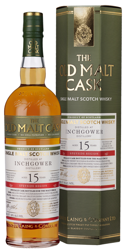 The Old Malt Cask Inchgower 15-year-old Single Malt Scotch Whisky (70cl) 