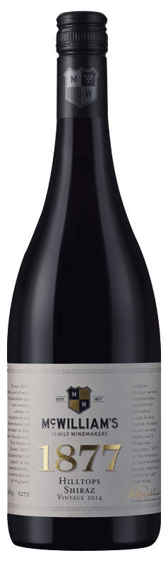 McWilliam's 1877 Hilltops Shiraz 2014