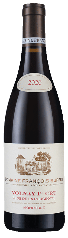 Domaine Francois Buffet Volnay 1er Cru Clos de la Rugottes Monopole 2020