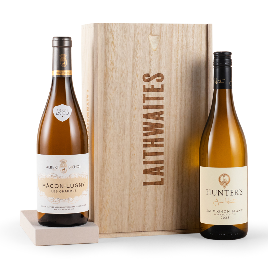 Luxury Duo White Wine Gift - Delivery From October