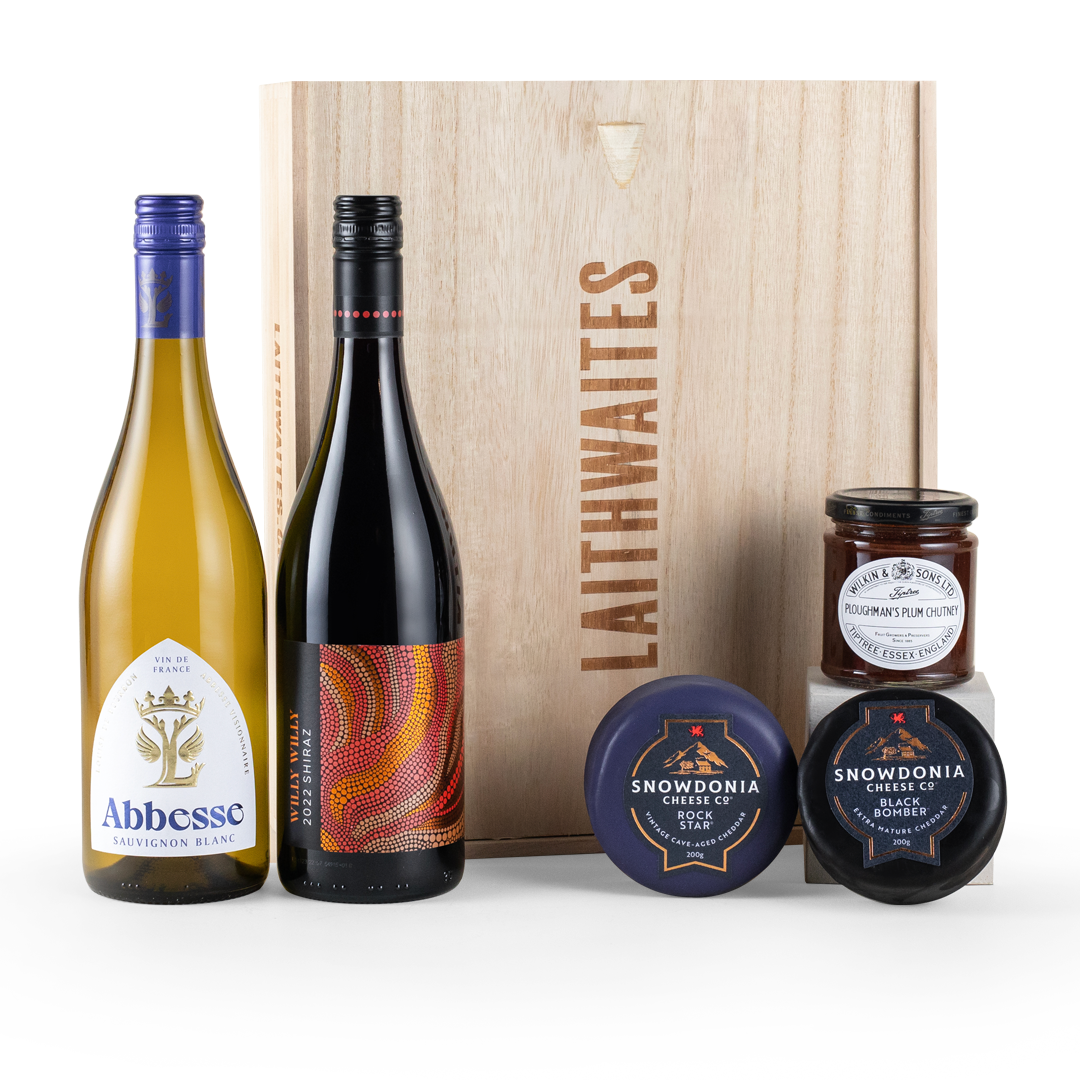 Wine Duo & Snowdonia Cheese Gift